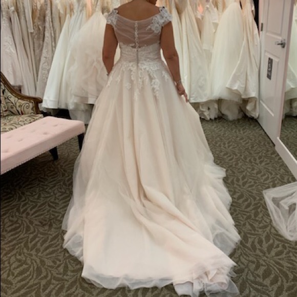 Sincerity -Off the Shoulder Ball Gown-STYLE: 44132 - Picture 3 of 8